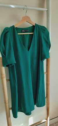 Vestido verde Zara