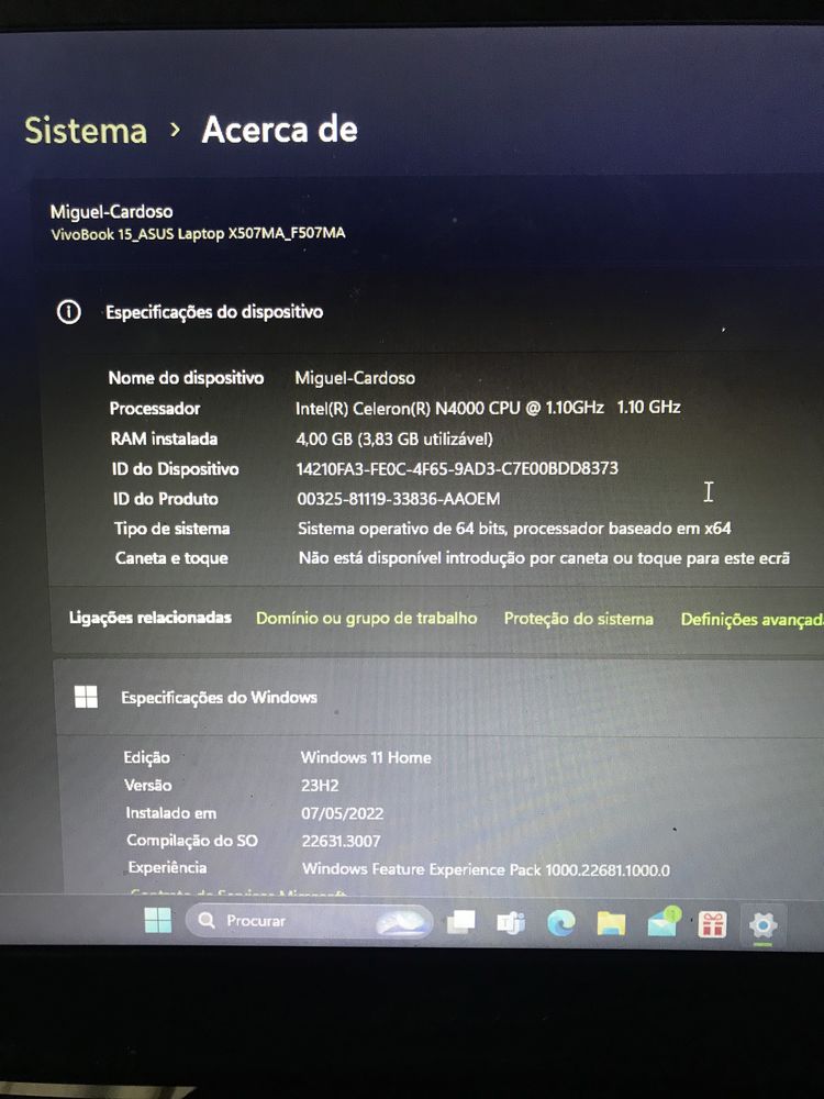 Portatil Asus excelente