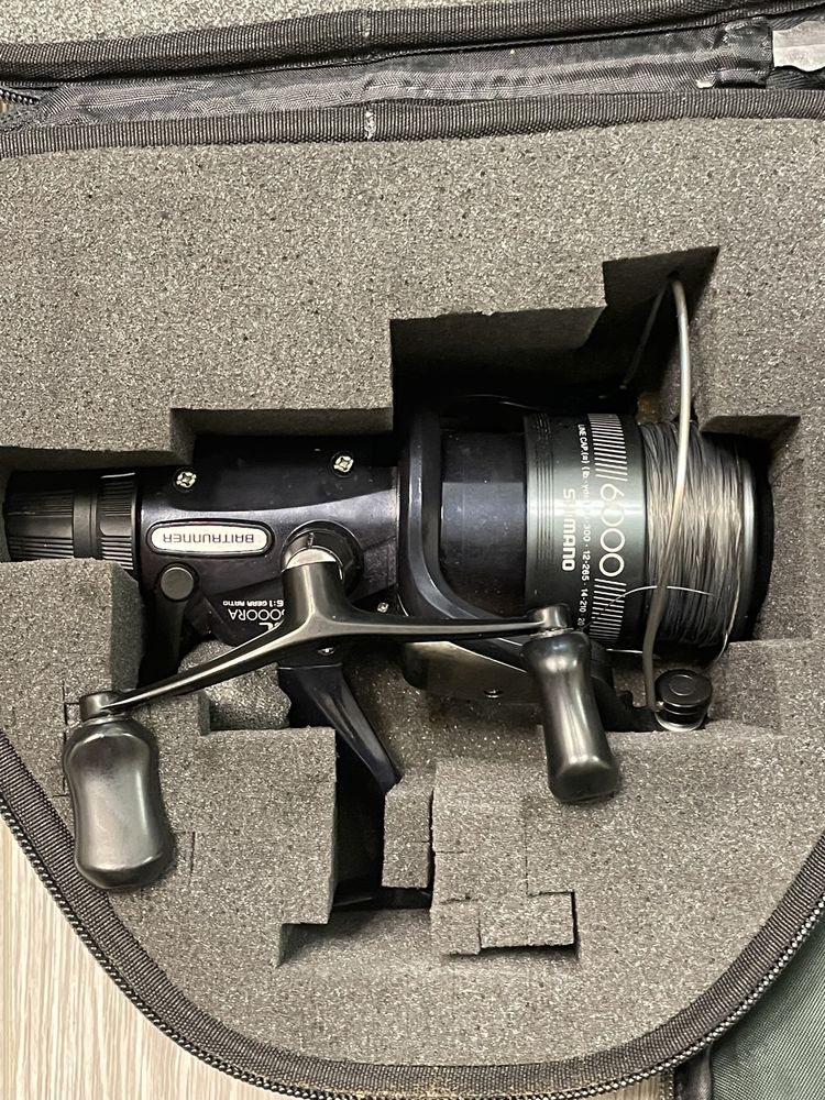 Карпова катушка shimano baitrunner dl 6000