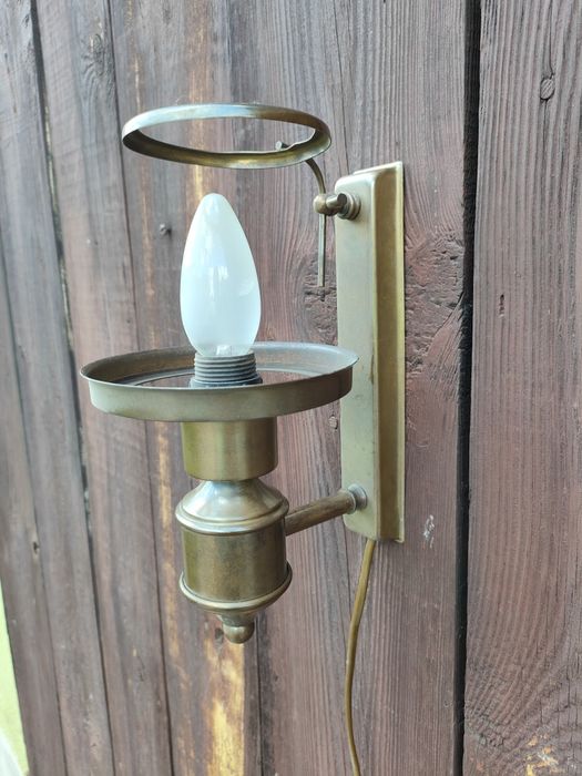 Lampy mosiężne kinkiety 2szt.