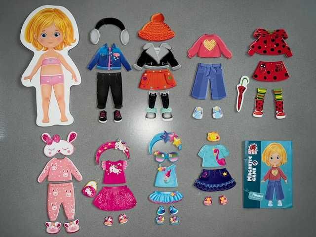 ROTER KAFER magnetyczne ubieranki 4 szt. Nicole,Alice,Zosia,Ewa