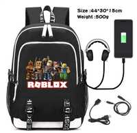 Plecak Roblox z portem USB
