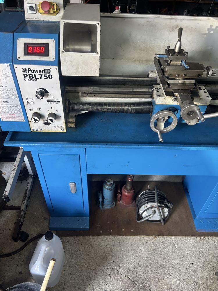 Torno mecanico monofasico