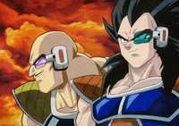 Rysunek plakat Dragon Ball Z anime Raditz i Nappa