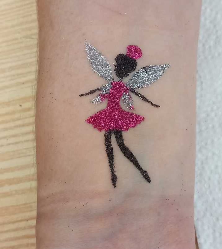 Tatuagens glitter/Glitter bar, Pinturas faciais e Modelagem de Balões