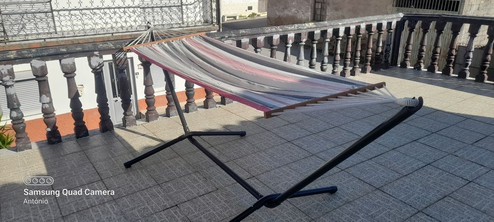 Rede de descanso portátil com suporte