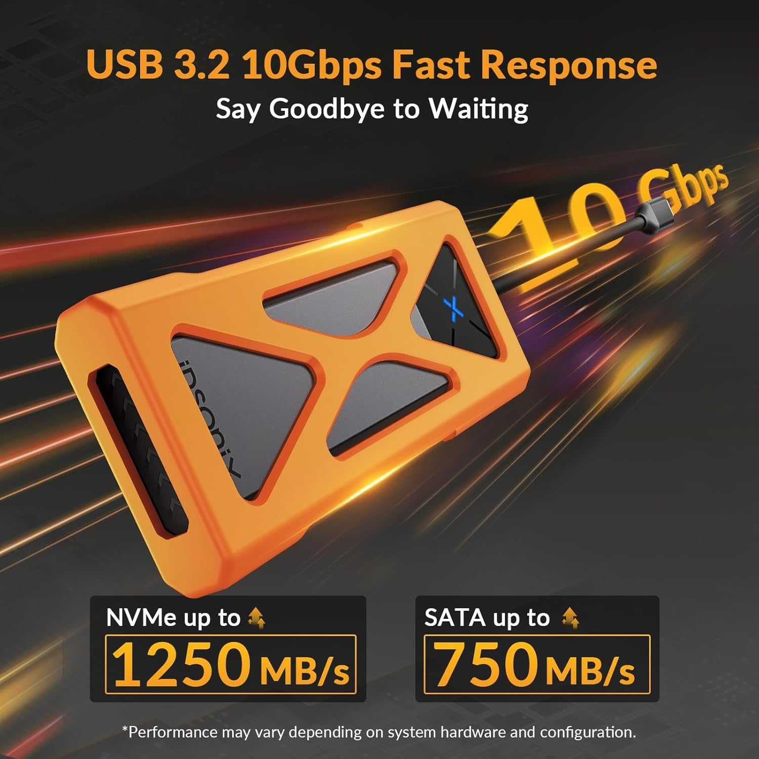 iDsonix M.2 obudowa adapter NVMe obudowa  M.2 SSD 10 Gbps