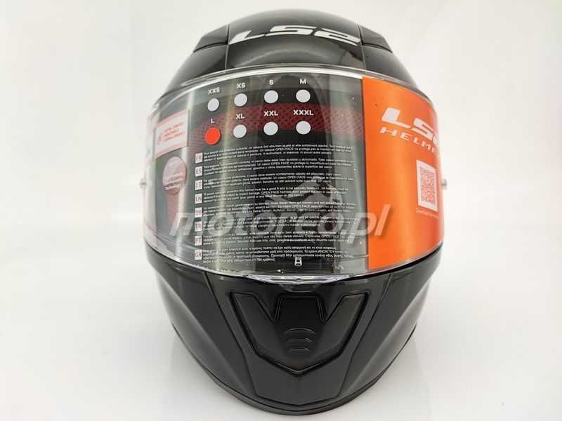 WYPRZEDAŻ Kask Integralny LS2 FF353 Rapid II Czarny Połysk