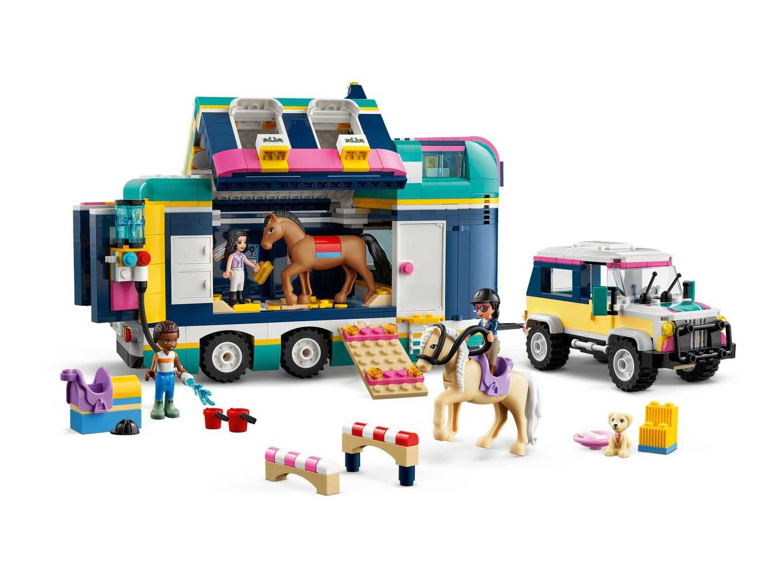 Lego Friends nr 41722 Przyczepa na wystawę koni