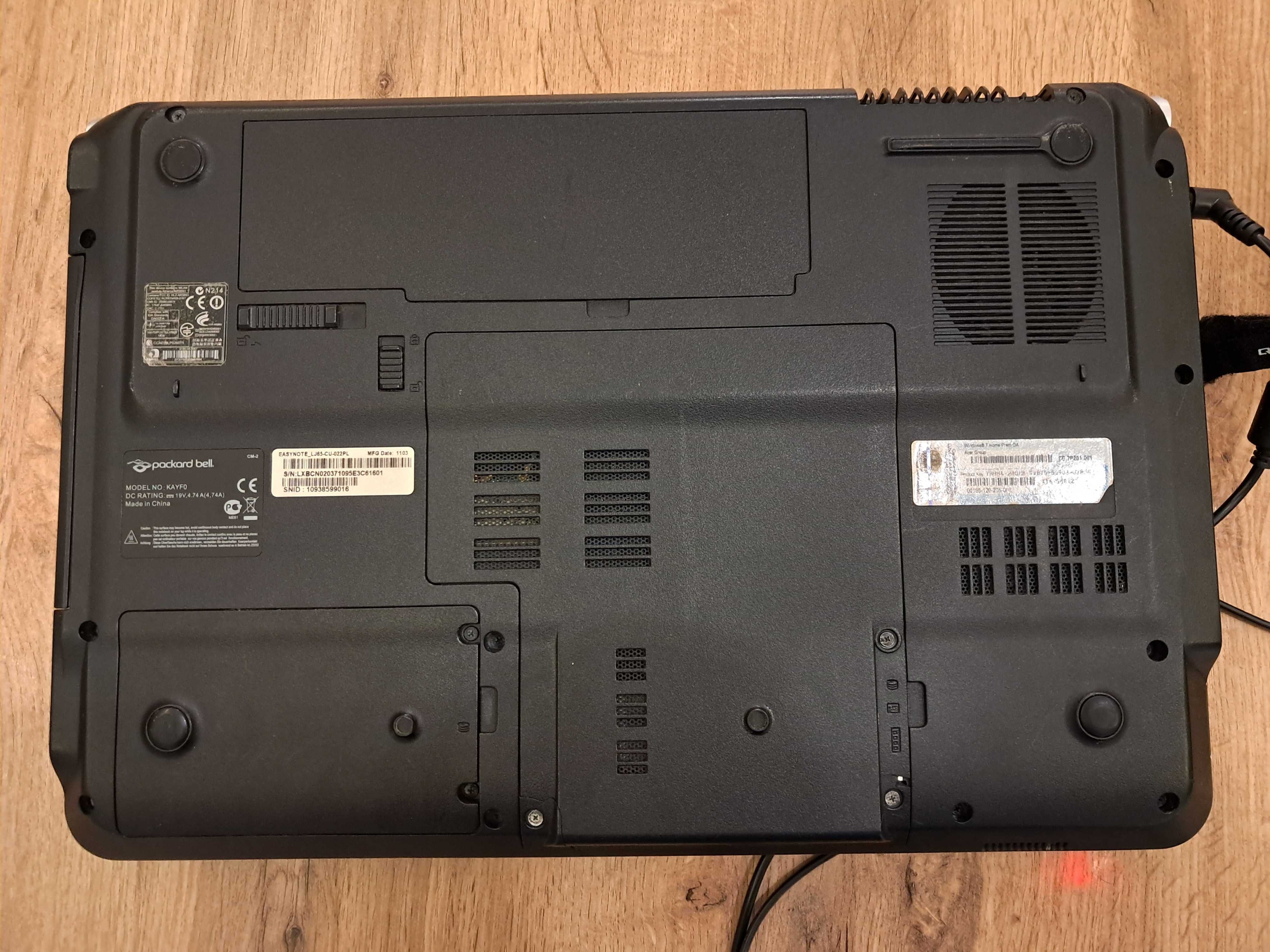 Laptop Packard Bell 17" KAYF0 Easy Note LJ65