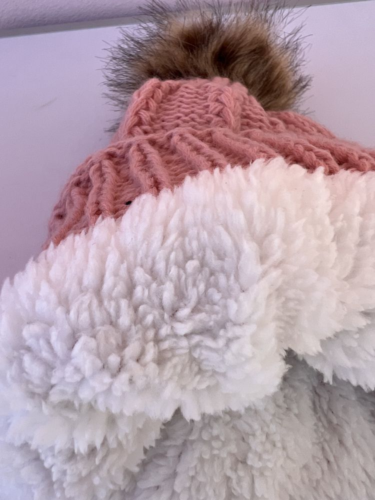 Gorro forrado rosa (portes incluídos)