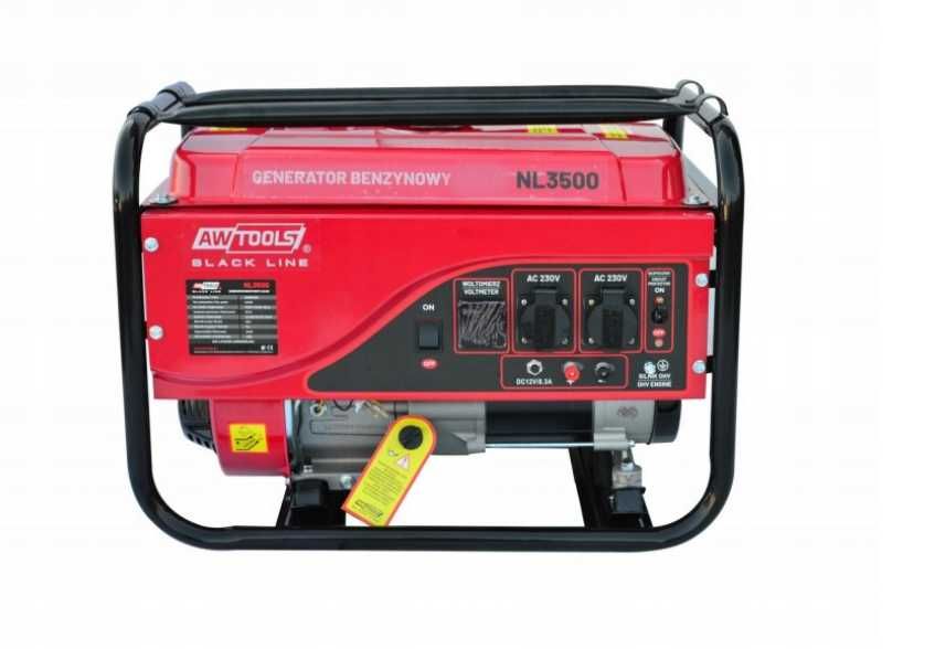 Генератор бензиновий AWTOOLS 3.2/3.4 кВт, 18 л, ручний старт,4-тактний