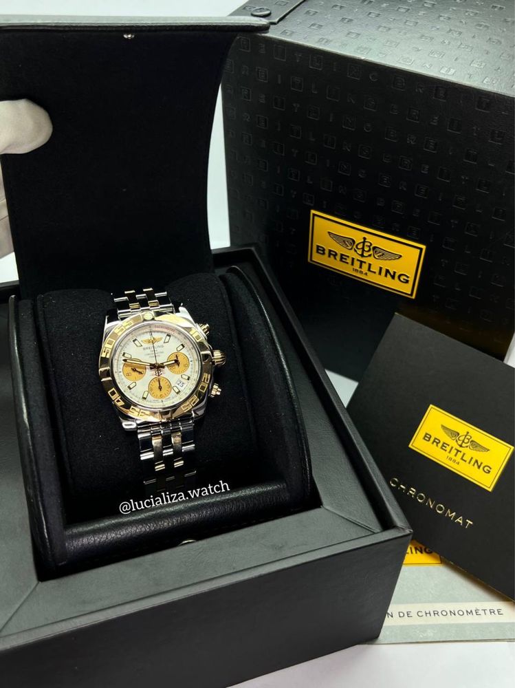 Часы BREITLING Chronomat Сталь/Золото 41mm