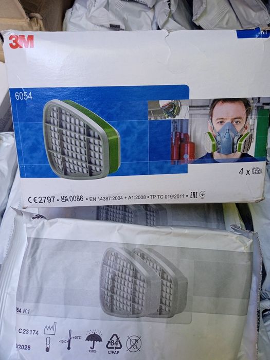 3M 6054 filtry węglowe 4pary Warszawa