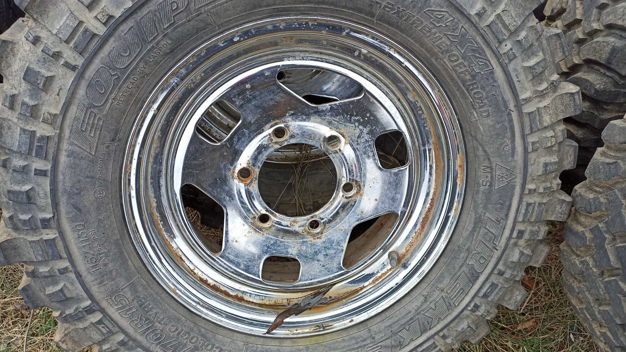 Felgi stalowe chromowane Chrom OPEL Frontera A B Isuzu Trooper 15x6jj