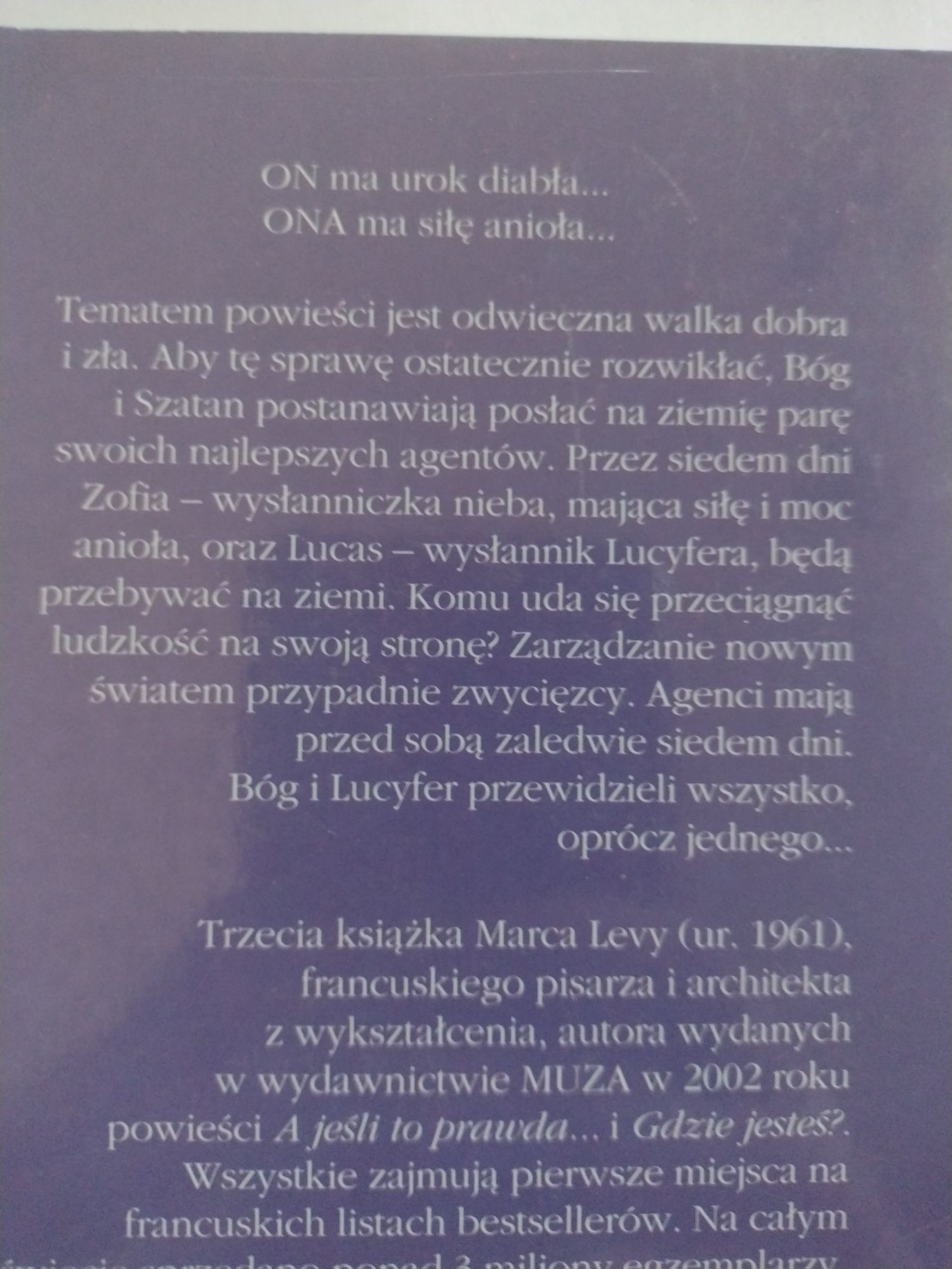 Siedem dni dla wieczności Marc Levy bdb