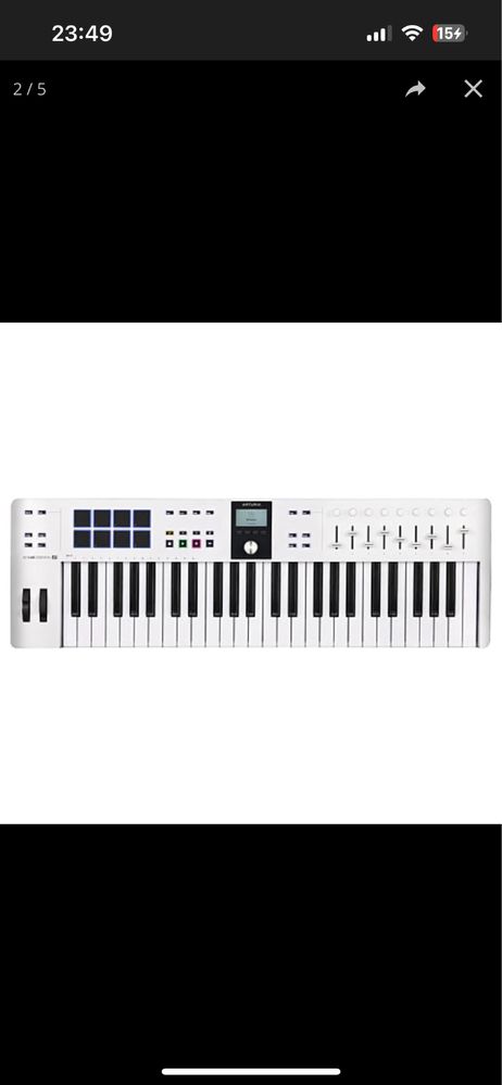 Sintetizador música Arturia KeyLab