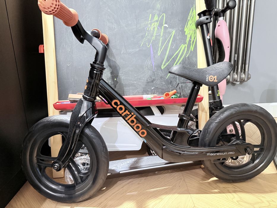 Cariboo, Magnesium Pro, Rowerek biegowy, Czarny w stylu Vintage