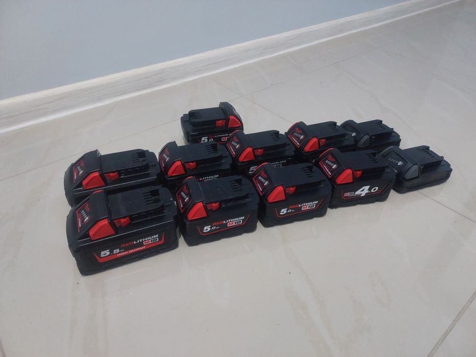 Акумулятор Milwaukee M18  5a, 4a, 1.5a