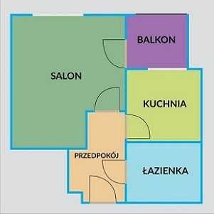 Mokotów - Pokój z Kuchnią 35 m² - Bezpośrednio
