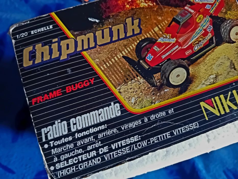 Carro com comando chipmunk buggy funciona usado
