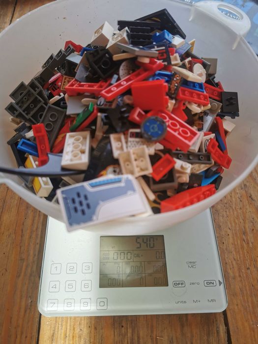 Lego mix 1,1 kg napisy naklejki druk