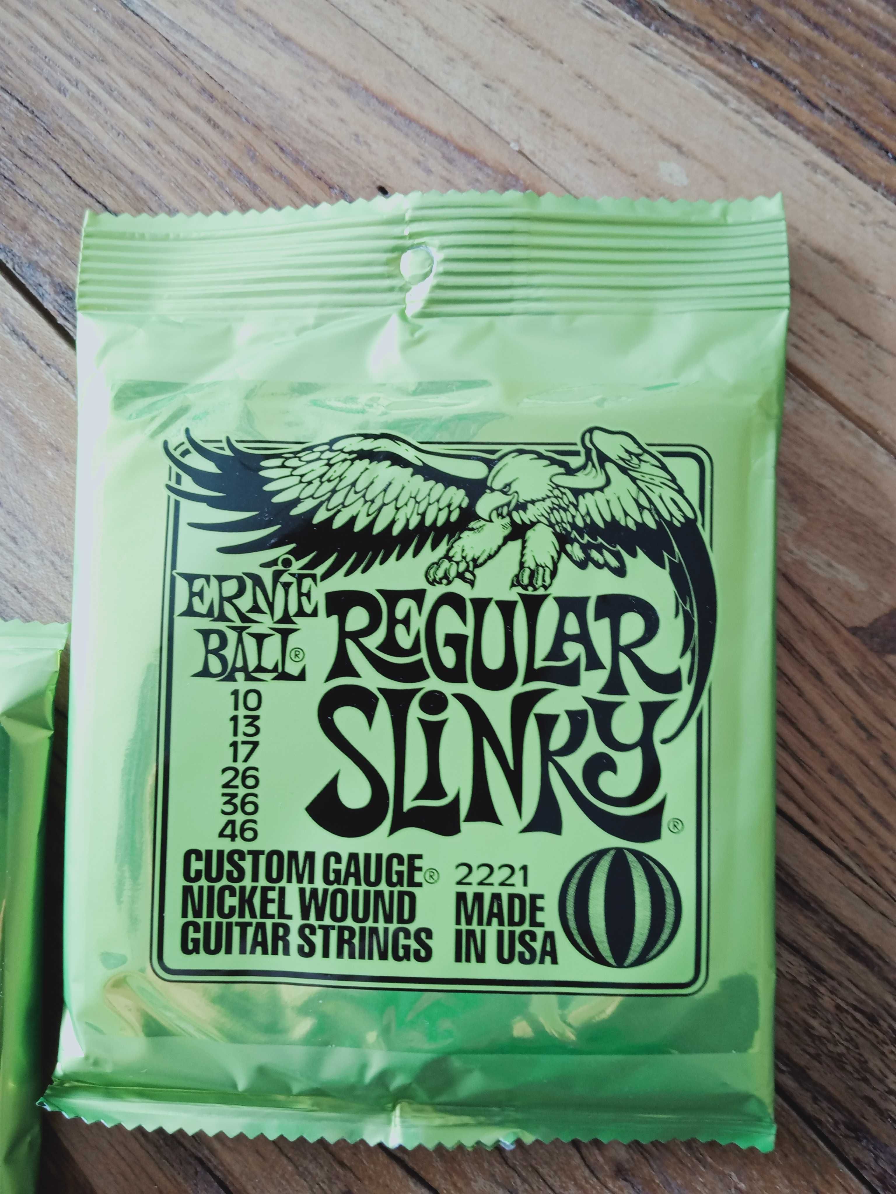 Struny Ernie Ball do gitary elektrycznej 10 tki nowe