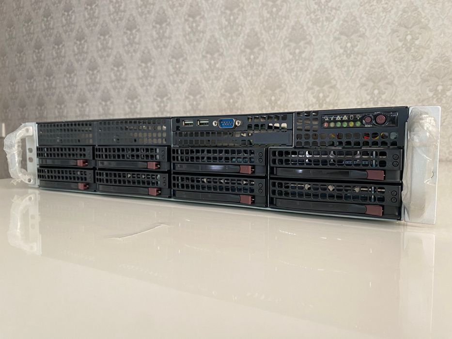 Сервер Supermicro 2U/2×Xeon X5690/96ГБ ECC/RAID/ SAS — 13 000грн