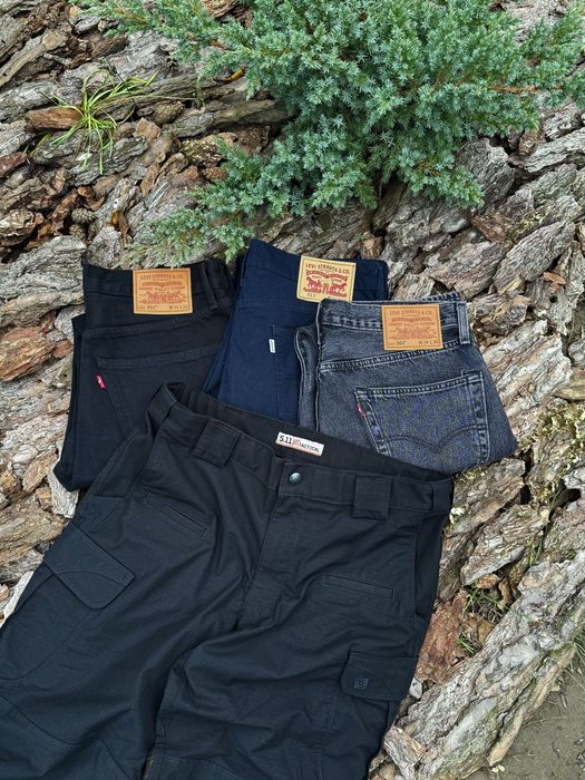 Levis 501 Premium Jeans Size:34/30 M варені сірі джинси класичні