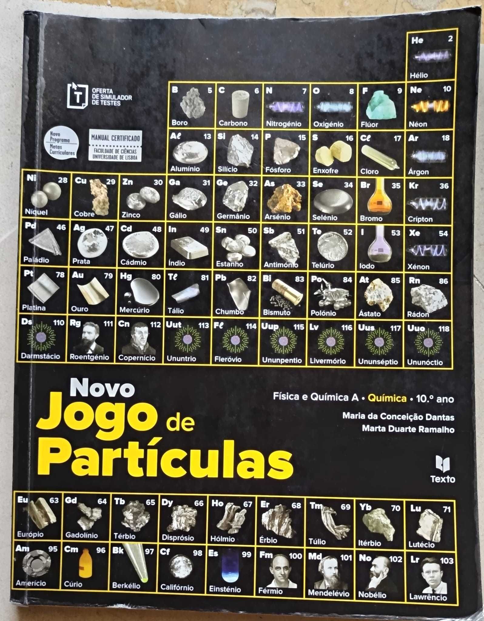 Manual "Novo Jogo de Partículas" 10º ano