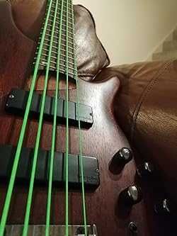 Неонові струни для бас-гітари DR Neon Green 5 Strings 45/125