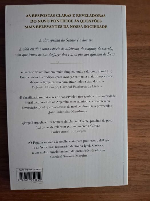 Livro Papa Francisco - Sobre o céu e a Terra.