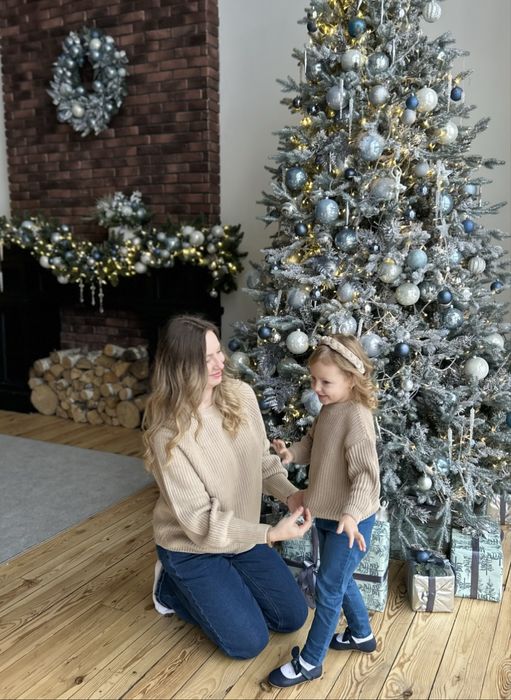 Фемелі лук светри мама донька новоріний фемелі лук