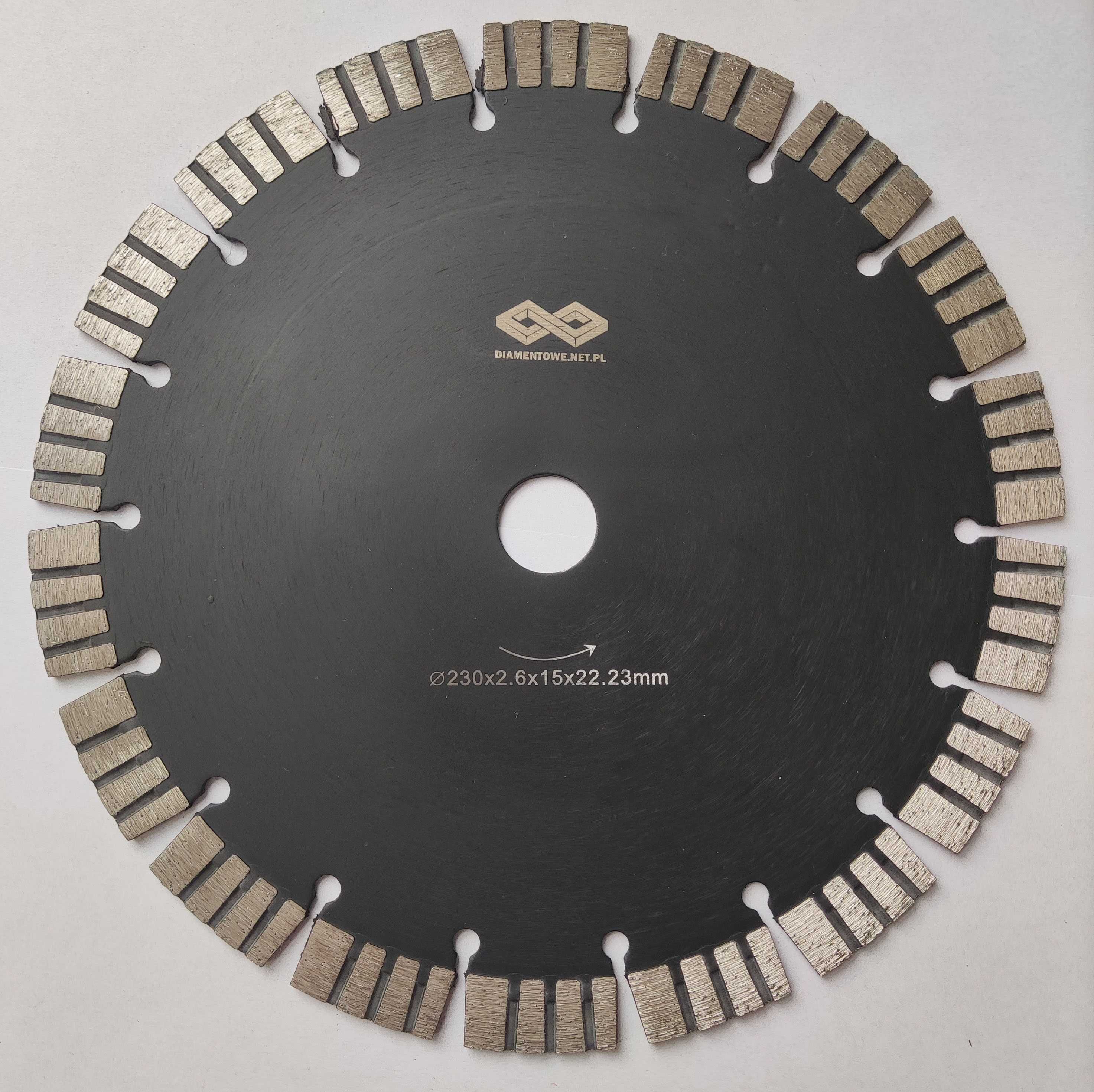 Tarcza do cięcia 230 mm do bardzo twardego betonu posadzek podłóg