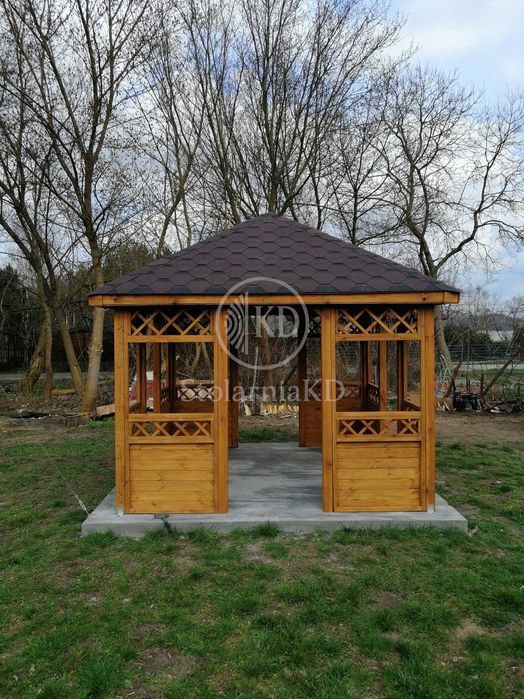 Altanka ogrodowa altana drewniana pergola wiata 3x3 3x4