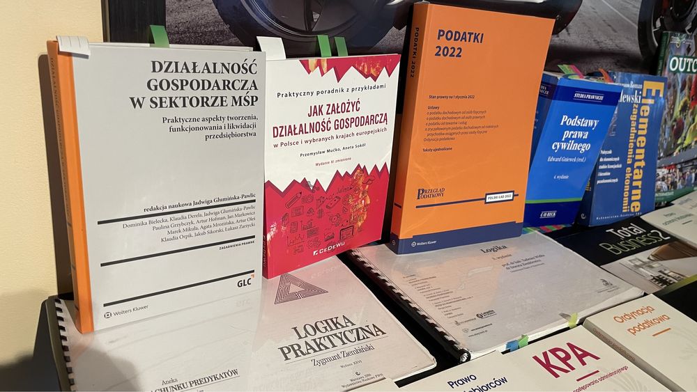 Książki na studia wydział prawa Przedsiębiorczość