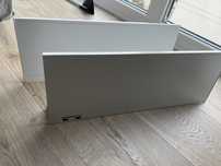 Blum Legrabox jedwabiście biały mat, boki szuflady, 500mm, wysokość C