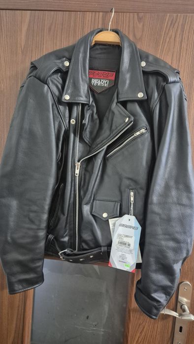 Kurtka motocyklowa męska ze skóry XL