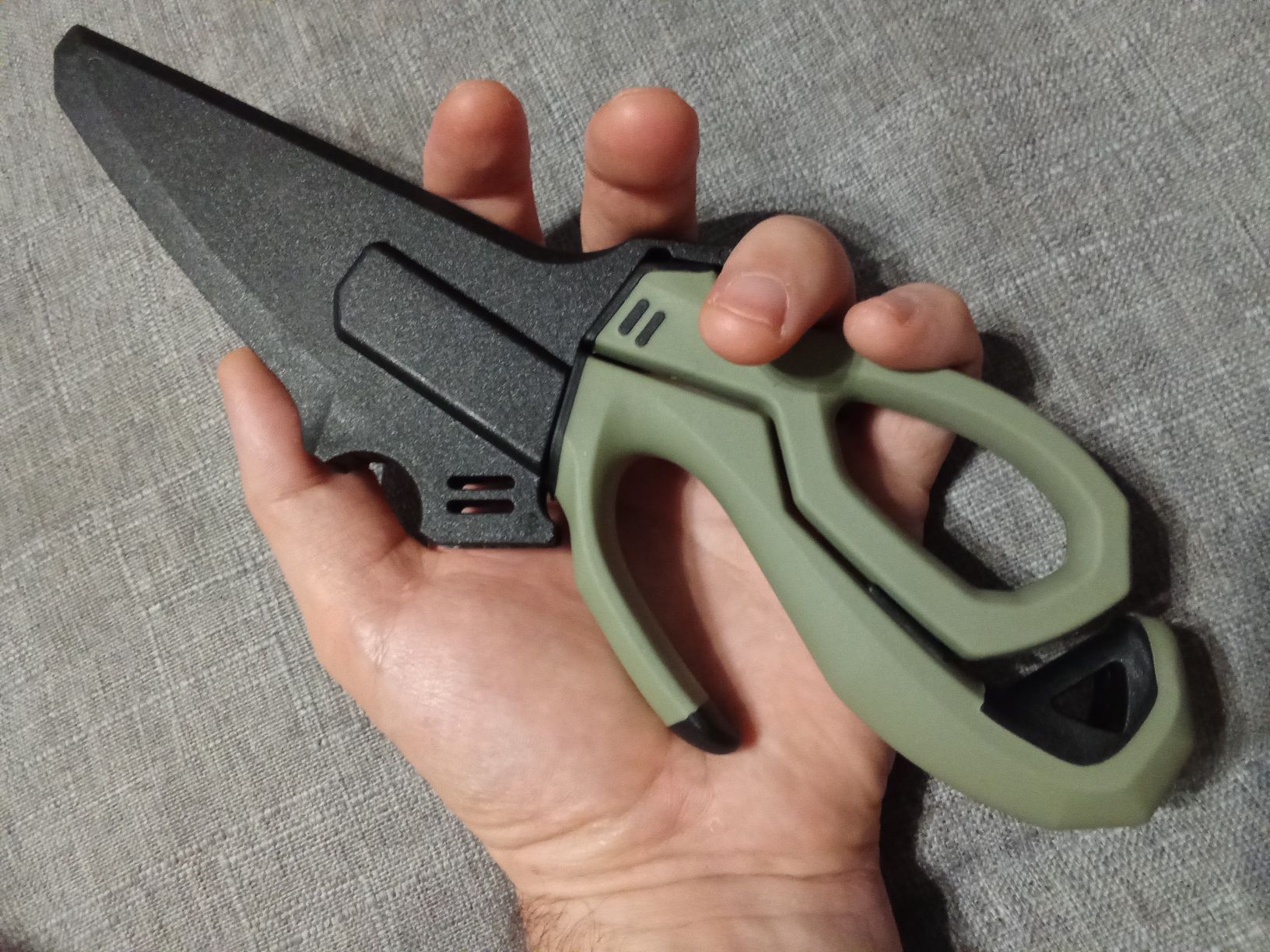 Nożyce uniwersalne nożyczki wielofunkcyjne multitool nóż składany edc