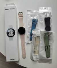 Zegarek Samsung Galaxy watch 4 40mm srebrny gwarancja stan bdb + paski