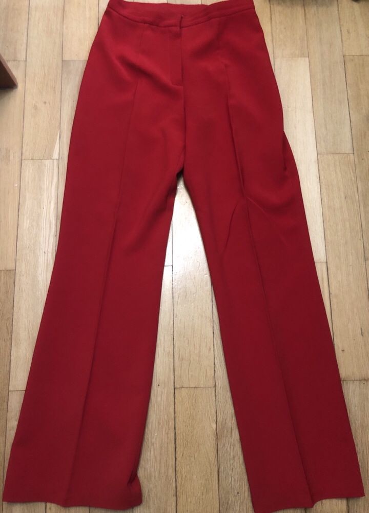 Піджак штани костюм жіночий червоний