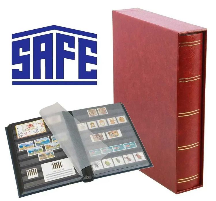 Album na znaczki z futerałem - klaser SAFE Premium 60 stron (30 kart)