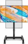 TVON – stojak TV 13–43", obrót 90°, 20 kg, regulacja, kółka/podkładki