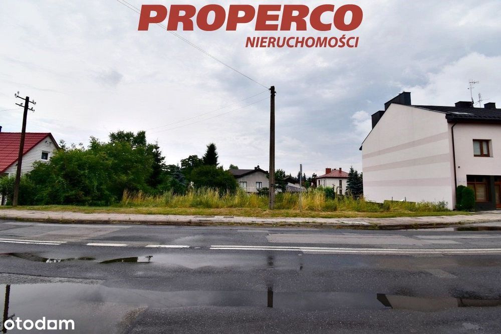 Działka 722m2, Skarżysko Zach, potencjał handl-usł