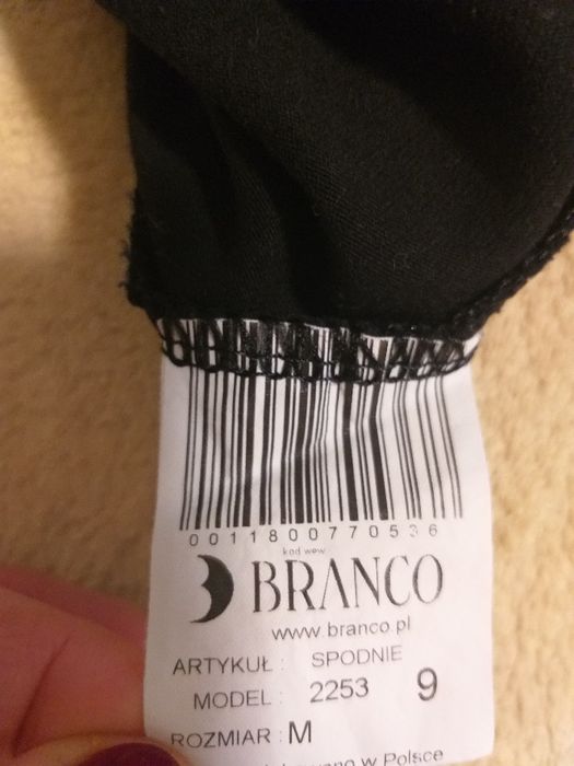 getry ciążowe czarne rozmiar M firmy BRANCO, stan bdb