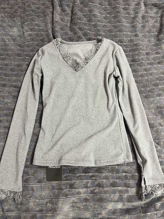 Лонгслів із мереживом