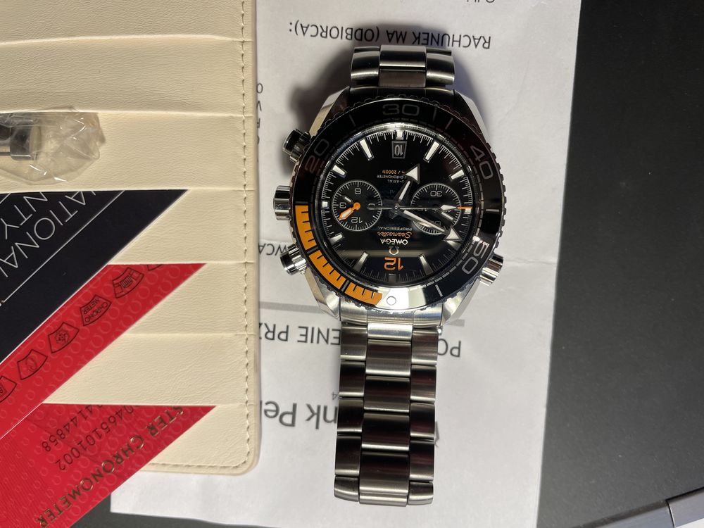 Omega Seamaster Planet  Ocean  2023r JAK NOWY OKAZJA gwarancja