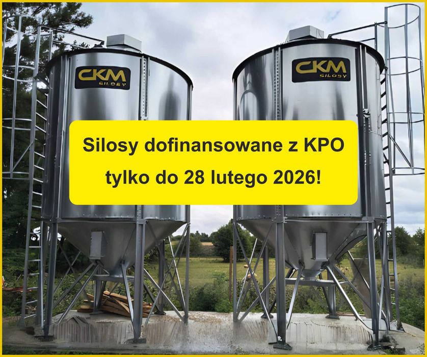 Silos paszowy 10,7 ton - gotowy do transportu- KPO - do 28 lutego 2026