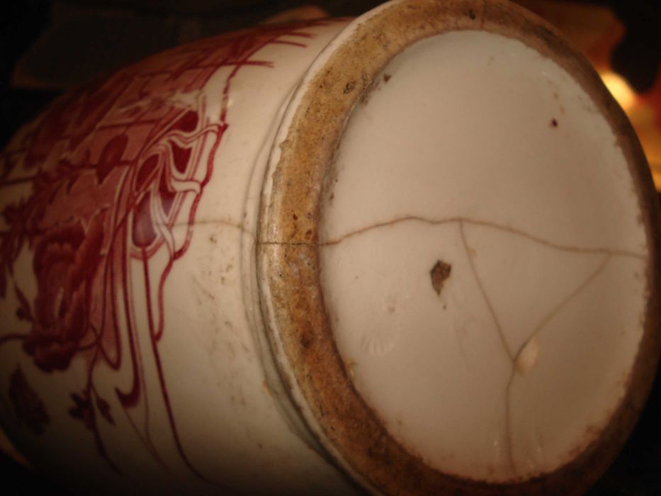 Jarro e bacia antigos