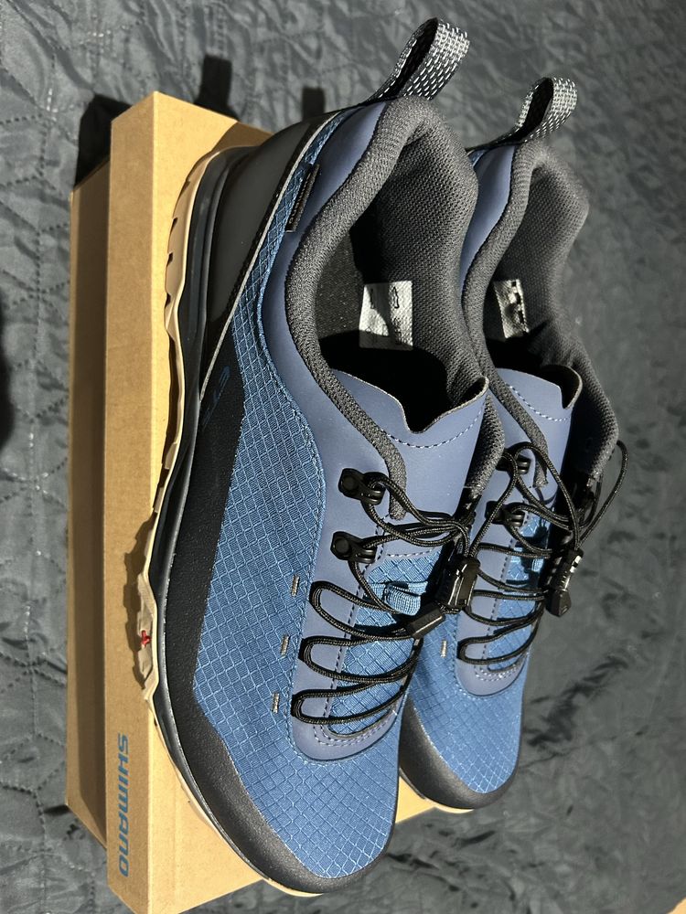 Buty rowerowe SHIMANO SH-ET501 Niebieskie rozmiar 48